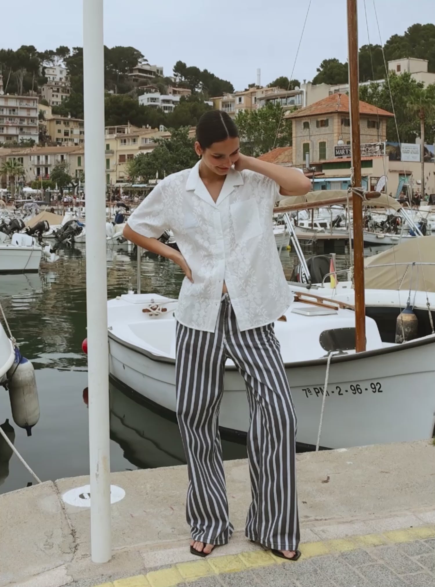 Resort Shirt (Cross-stitch Ivory)