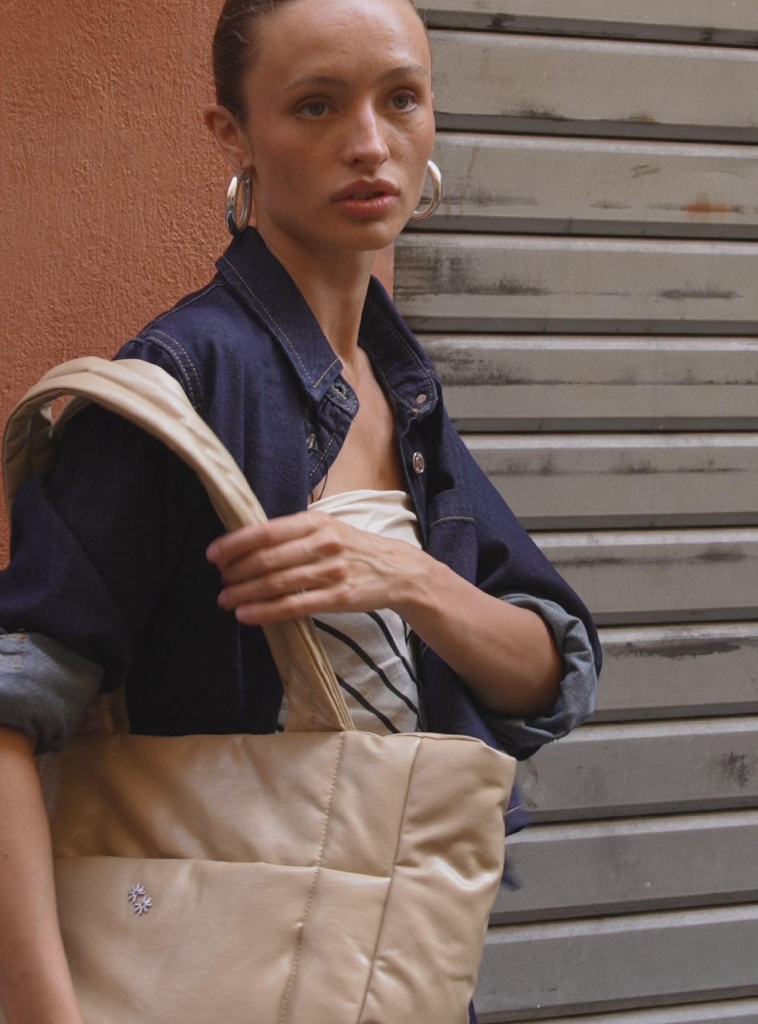 Puffer Shopper (Rich Cappuccino)
